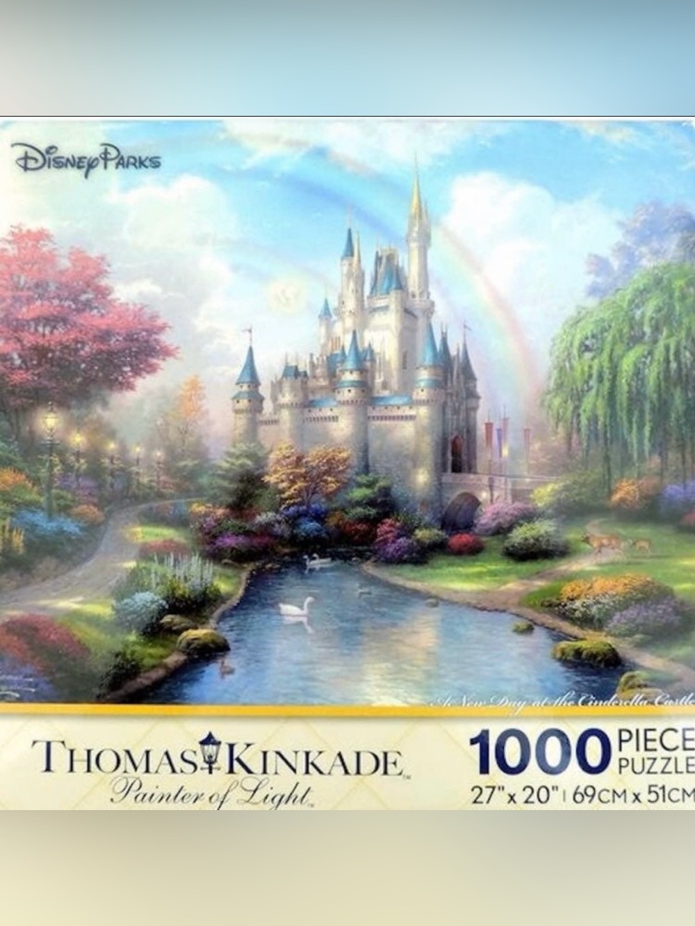 Disney A New Day at the Cinderella Castle 1000-Piece Puzzle 27 x 20 in